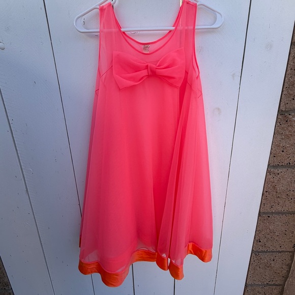 Vintage 60s Sears Sheer Babydoll Neon Hot Pink Nighty Lingerie Teddy Peignoir - Picture 11 of 11